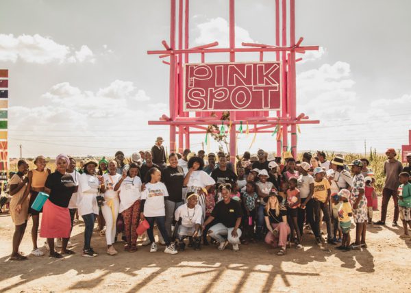 Pink spot
