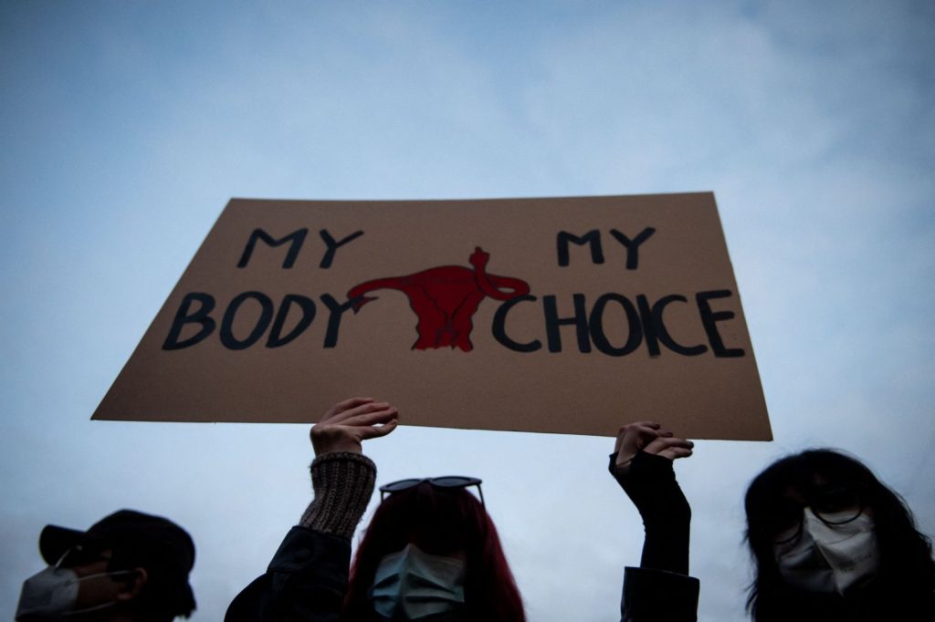 Protest proti novi zakonodaji v zvezi s splavom v Bratislavi. Slovaška, 18. oktober 2021. 