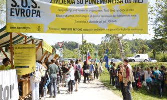 Na Poti ob žici zbrali 3065 podpisov pod peticijo S.O.S Evropa
