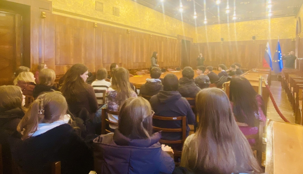 Pravna sprehajalnica na ustavnem sodišču z ustavno sodnico Kogovšek Šalamon.